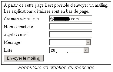 Créer campagne emailing