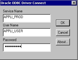 Oracle ODBC Driver Connect