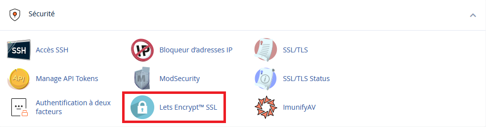 Créer un certificat SSL chez O2switch