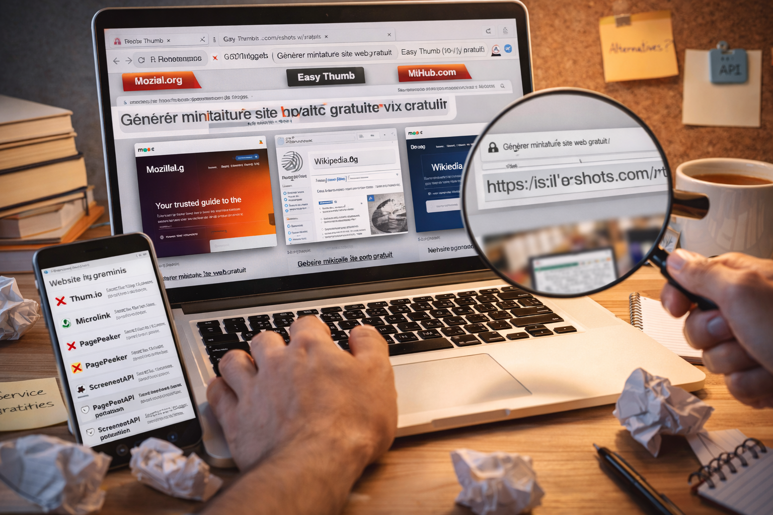 Générer des miniatures gratuitement